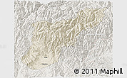 Shaded Relief 3D Map of Mansehra, lighten