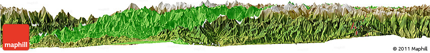 Political Horizon Map of Mansehra, satellite outside