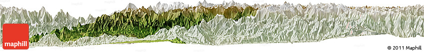 Satellite Horizon Map of Mansehra, lighten
