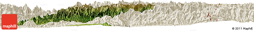 Satellite Horizon Map of Mansehra, shaded relief outside Satellite Horizon Map of Mansehra, shaded relief outside
