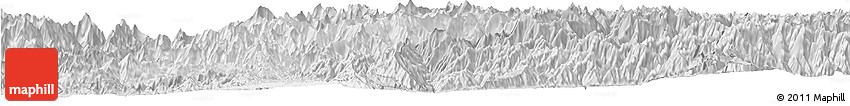 Silver Style Horizon Map of Mansehra