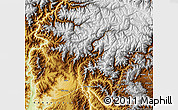 Physical Map of Mansehra