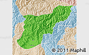 Political Map of Mansehra, lighten