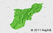 Political Map of Mansehra, single color outside