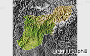 Satellite Map of Mansehra, desaturated
