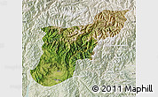 Satellite Map of Mansehra, lighten