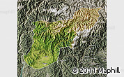 Satellite Map of Mansehra, semi-desaturated