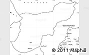 Blank Simple Map of Mansehra