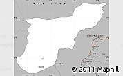 Gray Simple Map of Mansehra