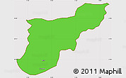 Political Simple Map of Mansehra, cropped outside