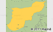 Savanna Style Simple Map of Mansehra