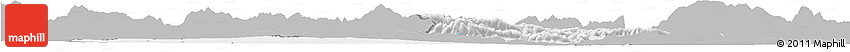 Gray Horizon Map of Peshawar, single color outside