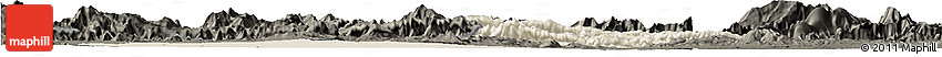 Shaded Relief Horizon Map of Peshawar, darken Shaded Relief Horizon Map of Peshawar, darken