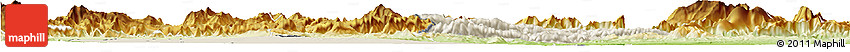 Shaded Relief Horizon Map of Peshawar, physical outside Shaded Relief Horizon Map of Peshawar, physical outside