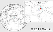 Blank Location Map of Peshawar, highlighted parent region, within the entire country