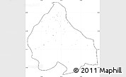 Blank Simple Map of Peshawar, cropped outside, no labels