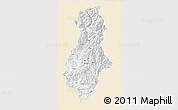 Classic Style 3D Map of Swat, single color outside