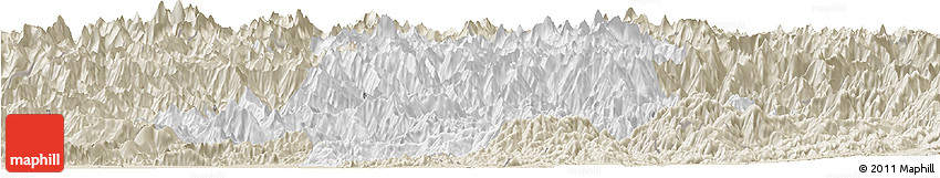 Classic Style Horizon Map of Swat