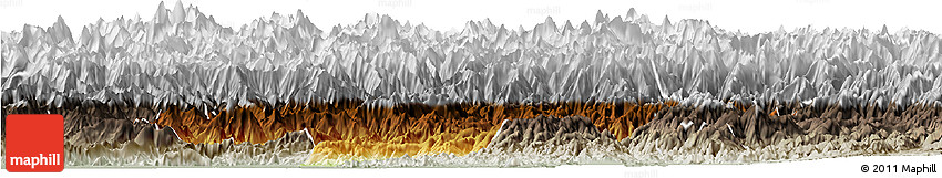 Physical Horizon Map of Swat, semi-desaturated Physical Horizon Map of Swat, semi-desaturated