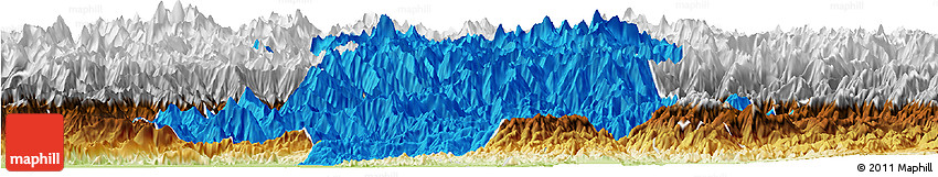 Political Horizon Map of Swat, physical outside Political Horizon Map of Swat, physical outside
