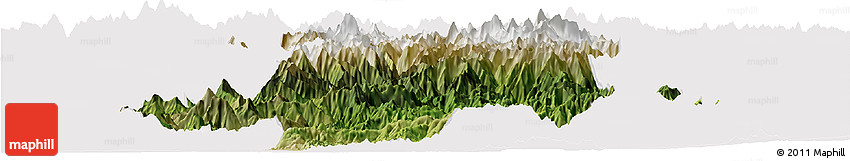 Satellite Horizon Map of Swat, cropped outside