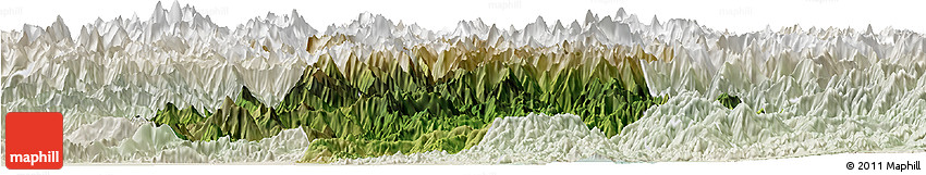 Satellite Horizon Map of Swat, lighten