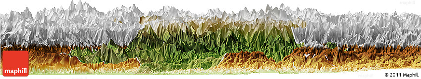 Satellite Horizon Map of Swat, physical outside