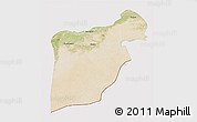Satellite 3D Map of Bahawalpur, cropped outside