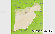 Satellite 3D Map of Bahawalpur, physical outside