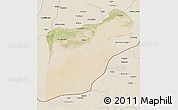 Satellite 3D Map of Bahawalpur, shaded relief outside