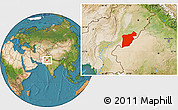 Satellite Location Map of Bahawalpur