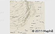 Shaded Relief Panoramic Map of Dera Ghazi Khan