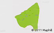 Physical 3D Map of Rahim Yar Khan, cropped outside