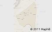 Shaded Relief Map of Rahim Yar Khan, lighten