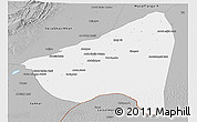 Gray Panoramic Map of Rahim Yar Khan