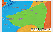 Political Panoramic Map of Rahim Yar Khan