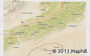Satellite Panoramic Map of Rahim Yar Khan