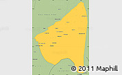 Savanna Style Simple Map of Rahim Yar Khan