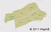 Satellite 3D Map of Sahiwal, cropped outside