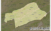 Satellite 3D Map of Sahiwal, darken