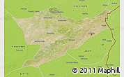 Satellite 3D Map of Sheikhupura, physical outside