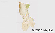 Satellite 3D Map of Dadu, cropped outside