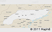 Classic Style 3D Map of Jakobabad