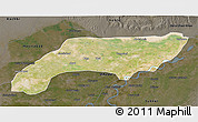 Satellite 3D Map of Jakobabad, darken
