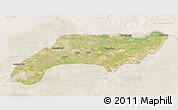 Satellite 3D Map of Jakobabad, lighten