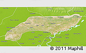 Satellite 3D Map of Jakobabad, physical outside