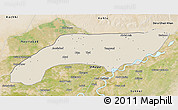 Shaded Relief 3D Map of Jakobabad, satellite outside