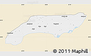 Classic Style Map of Jakobabad, single color outside