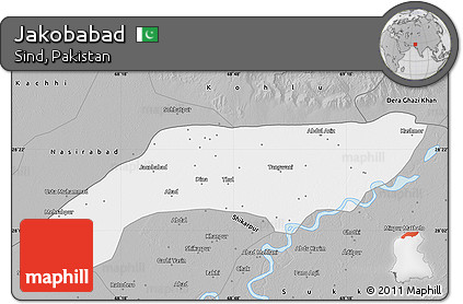 Gray Map of Jakobabad