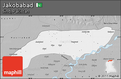 Gray Map of Jakobabad